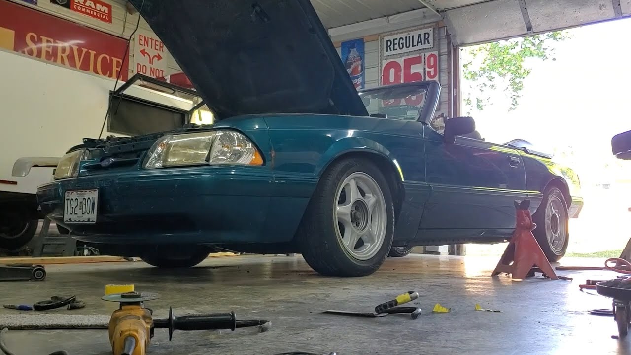 Lowering Fox Body Mustang