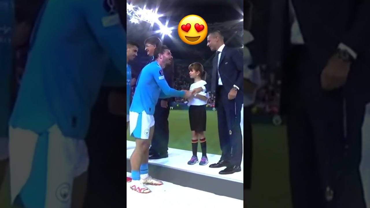 Jack Grealish ❤️ The Gentle Soul | #shorts #viral #manchestercity vs #sevilla #supercup2023 #respect