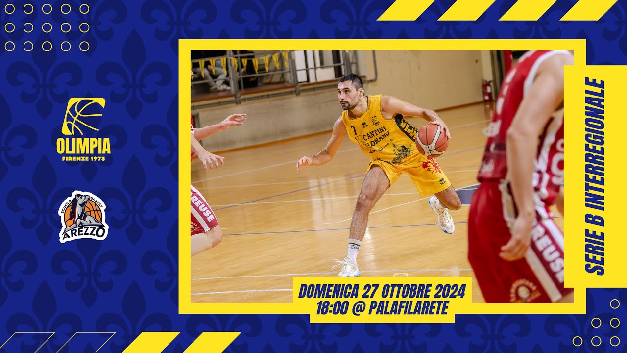 SERIE B INTERREGIONALE - OLIMPIA FIRENZE vs SBA AREZZO 🏀