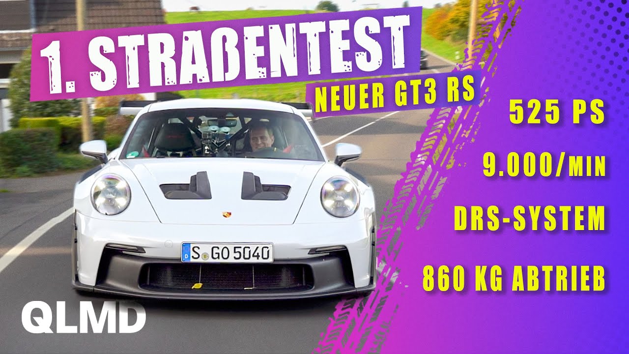 Erster Porsche 911 GT3 RS (992) auf der Straße | Autobahn | Hausstrecke | Matthias Malmedie
