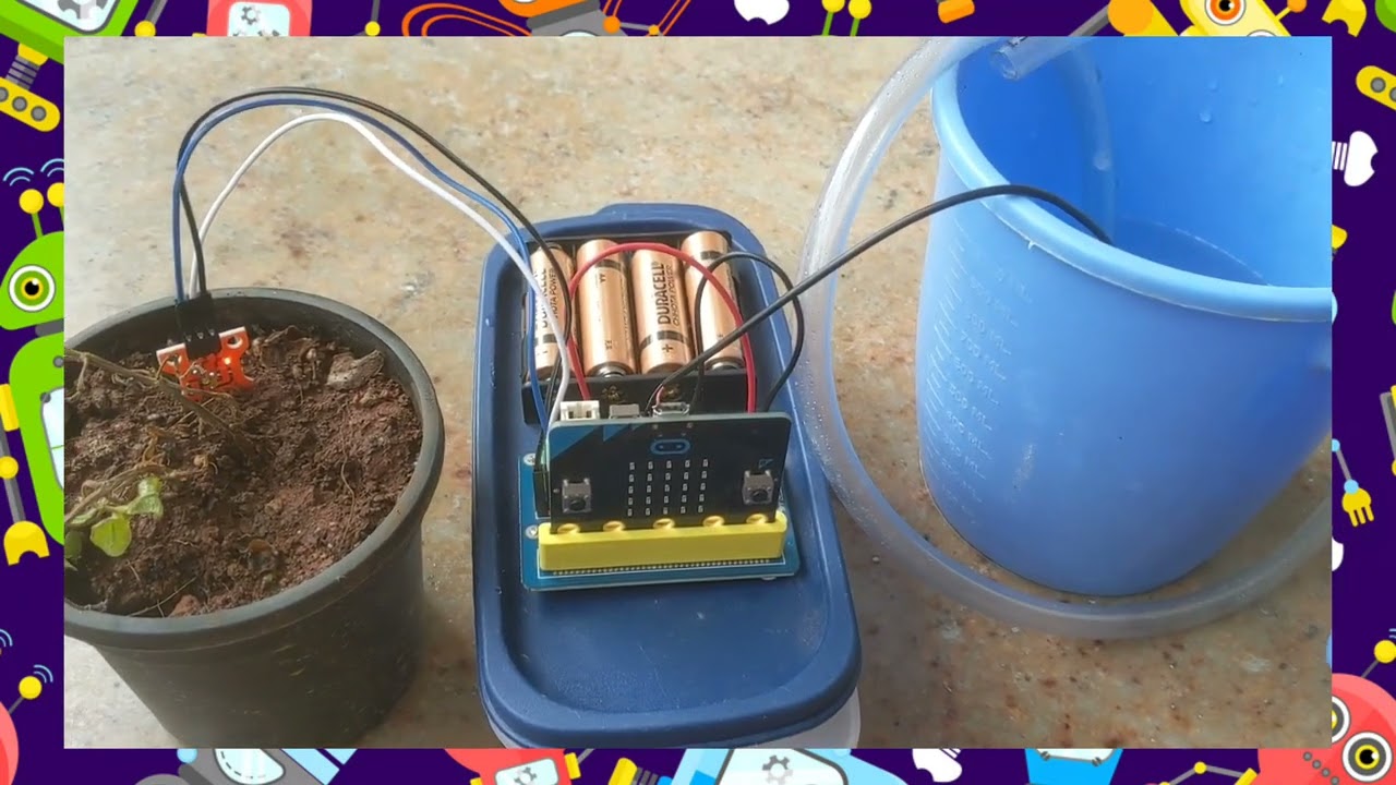 auto plant-watering support system.