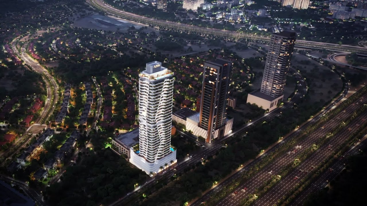 AZHA Millennium Residence - Architectural CGI Animation Services by LIFANG