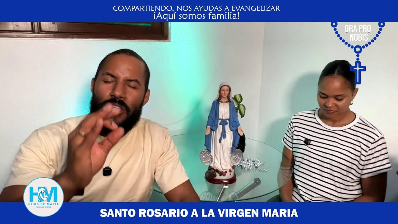 Santo rosario a La Virgen María, gloriosos 28-1-2026
