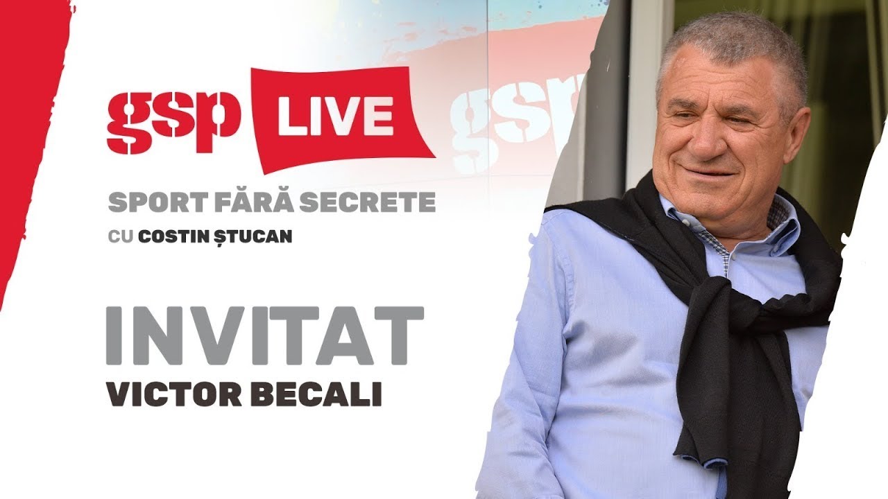 Victor Becali, invitatul zilei la GSP LIVE (25 mai) / EDIȚIE INTEGRALĂ