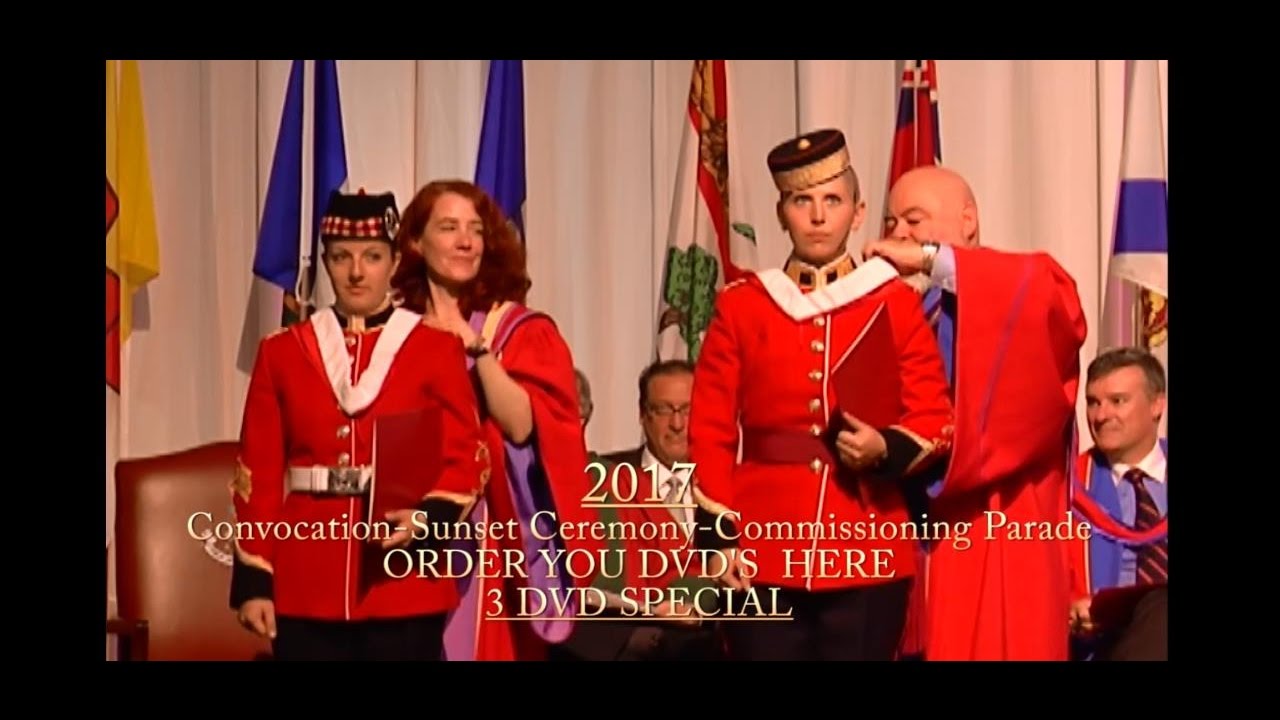 RMCC Kingston NOW SHIPPING 3 DVD SET HERE  Convocation - Sunset- commissioning Parade