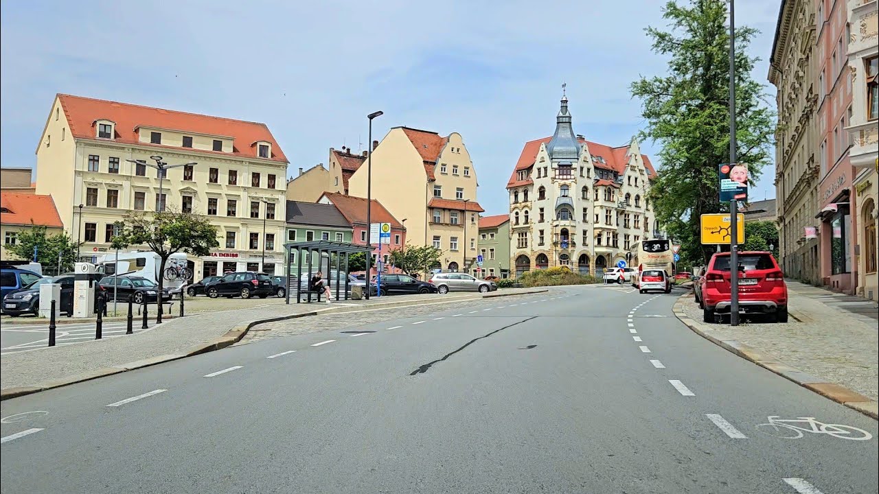 🇩🇪 Driving In Germany | Löbau | One Of The Most Beautiful Small City In Germany | Summer Vibes | 4k