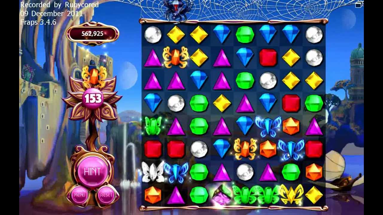 Bejeweled 3 (PC) Butterfly - 1.7 Million, 305 Butterflies (& Supernova)[720p60]