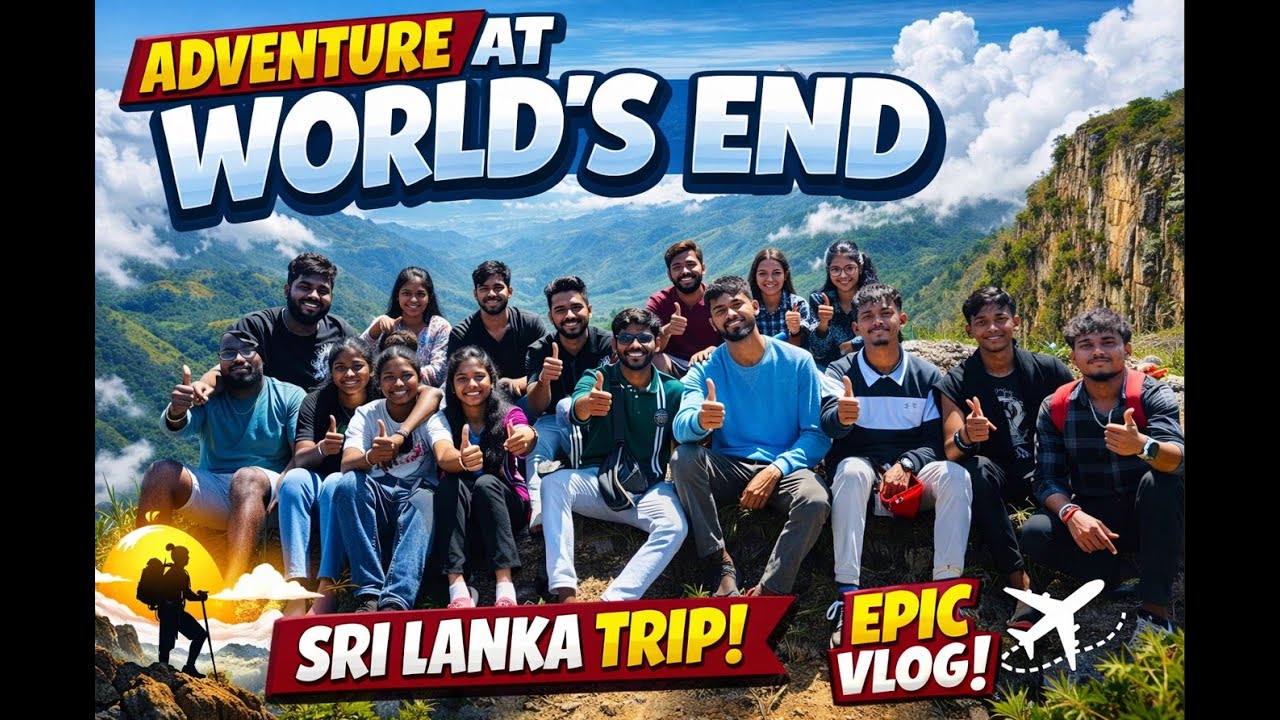 ஒரு வழியா உலக முடிவைப் பார்த்திடோம்😊  #srilanka #travel #viral #trip