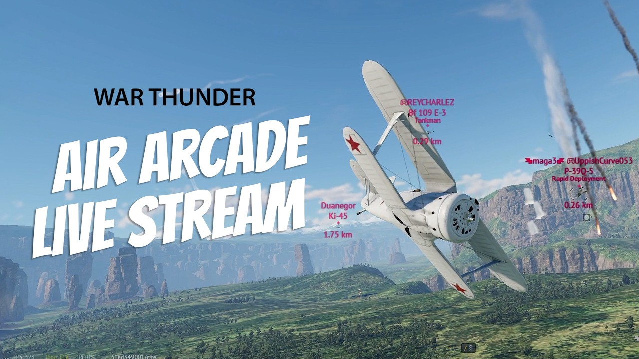 War Thunder air arcade LIVE STREAM