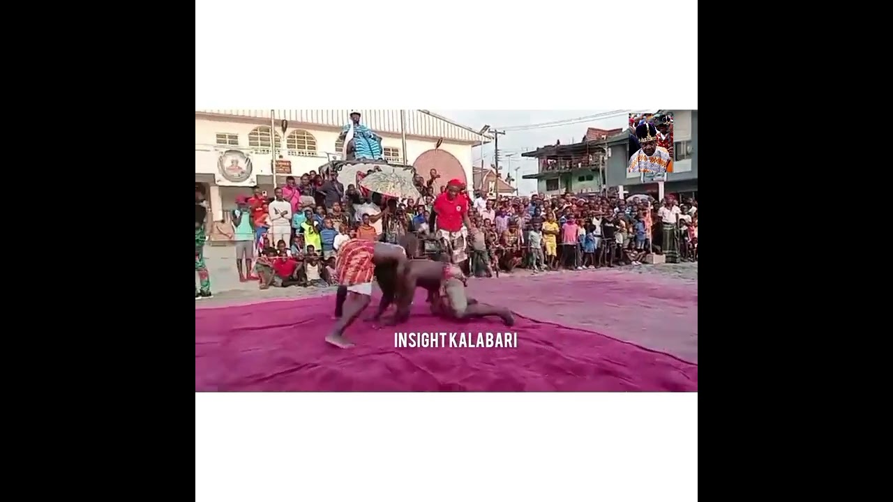 TRADITIONAL WRESTLING IN HONOUR OF THE AMAYANABO OF KALABARI KINGDOM