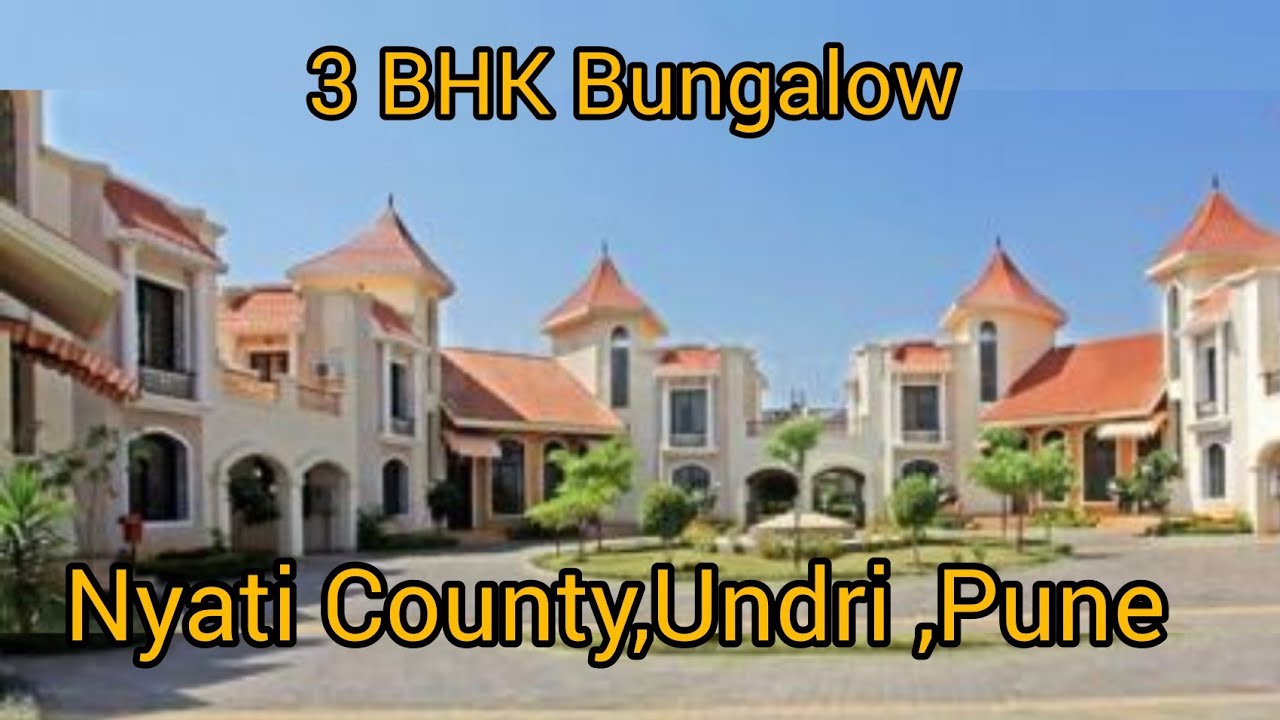 3Bhk Bungalow || Nyati County || #puneplus