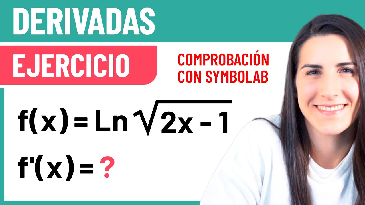 DERIVADA de un LOGARITMO 👉 Comprobación en Symbolab