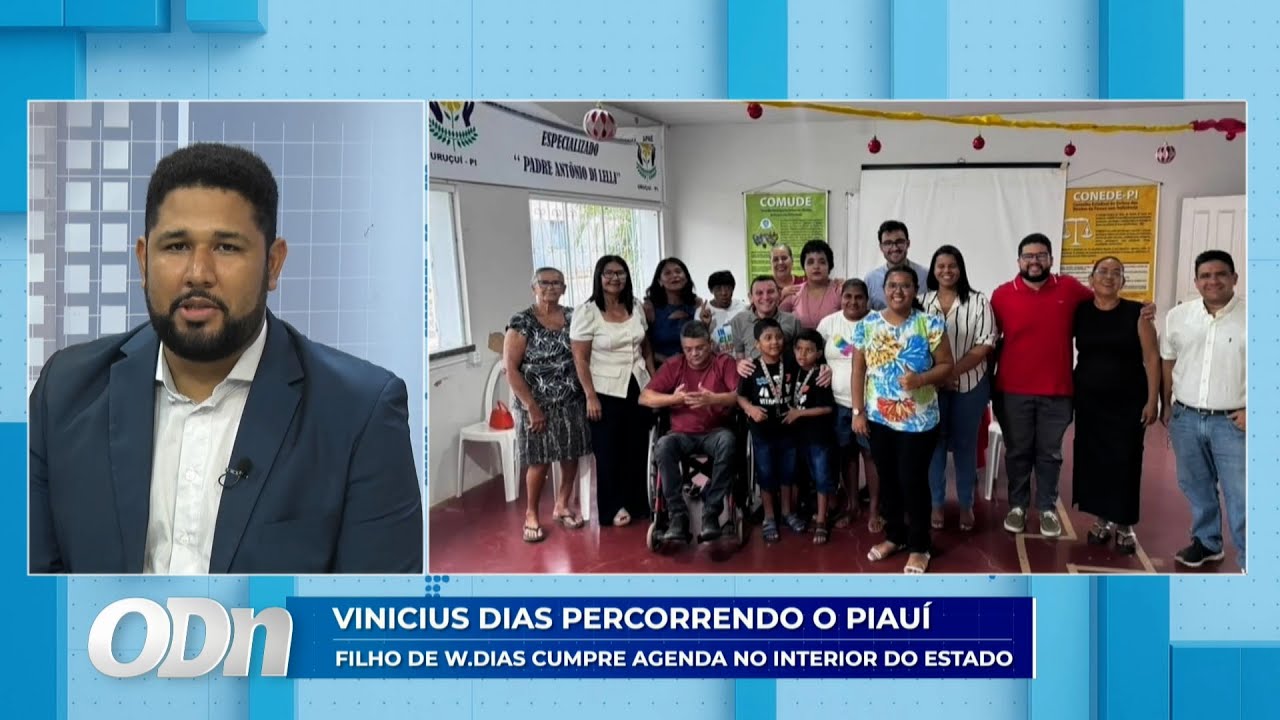 Vinícius Dias percorrendo o Piauí: Filho de W  Dias cumpre agenda no interior do estado 26 01 202
