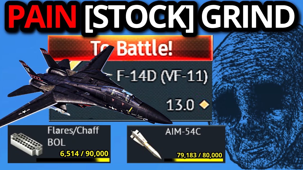THE MOST PAINFUL F-14D [STOCK] GRIND EXPERIENCE (infinite uptiers&hellip;) 