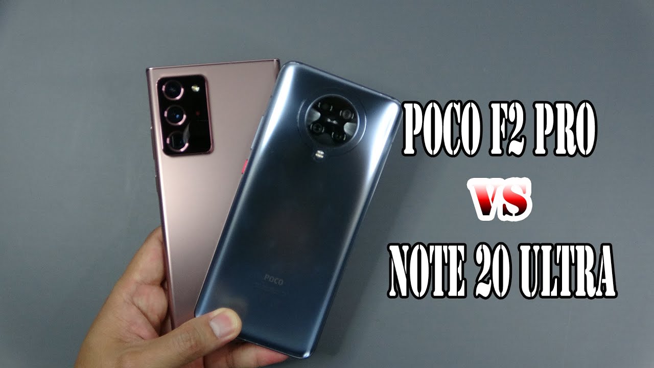 Samsung Galaxy Note20 Ultra vs Poco F2 Pro | SpeedTest and Camera comparison