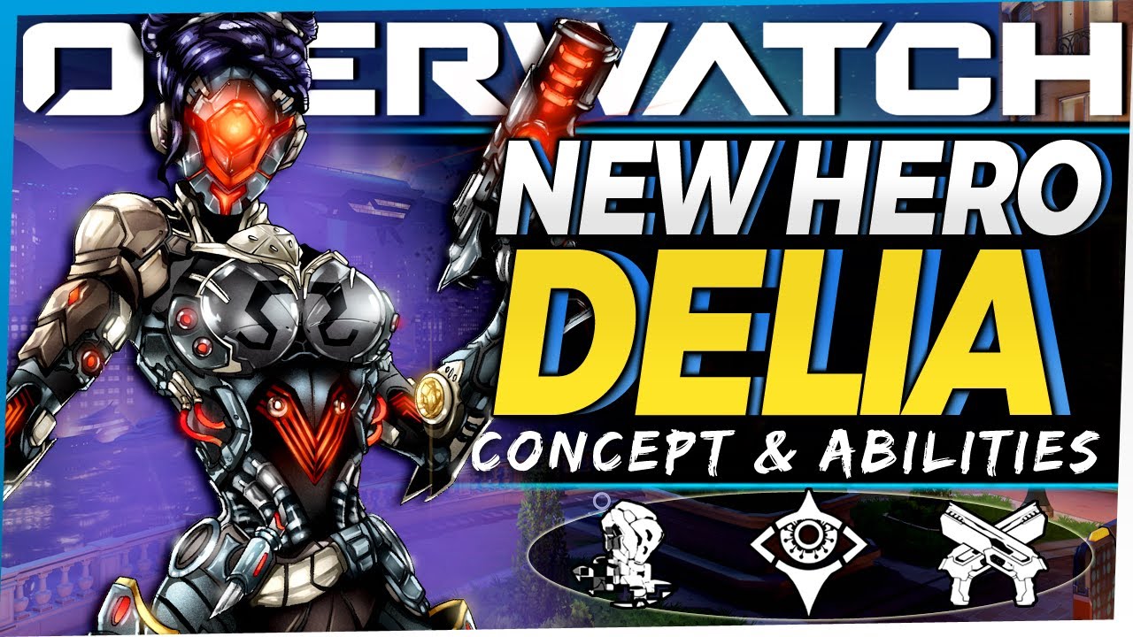 Overwatch NEW Omnic Hero Delia - Now Playable! - Concept, Lore, Abilities, and more!