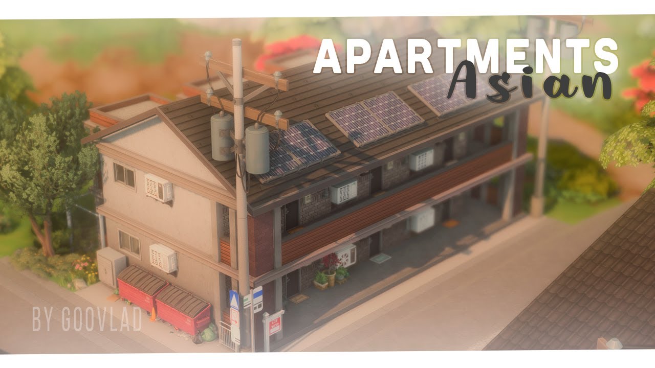 Азиатские Квартиры \ Строительство The Sims 4