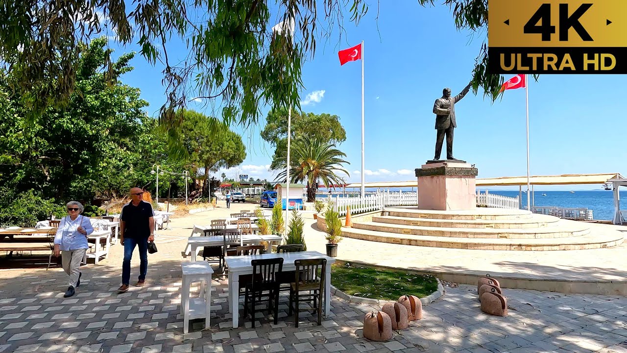 Çanakkale Ayvacık | Küçükkuyu Sahili | Walking Tour | 4K | 60fps | 2024 |
