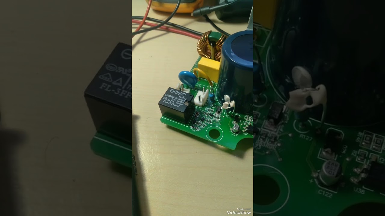 Conserto e uma placa da máquina ZOJE ZJ9503B/01