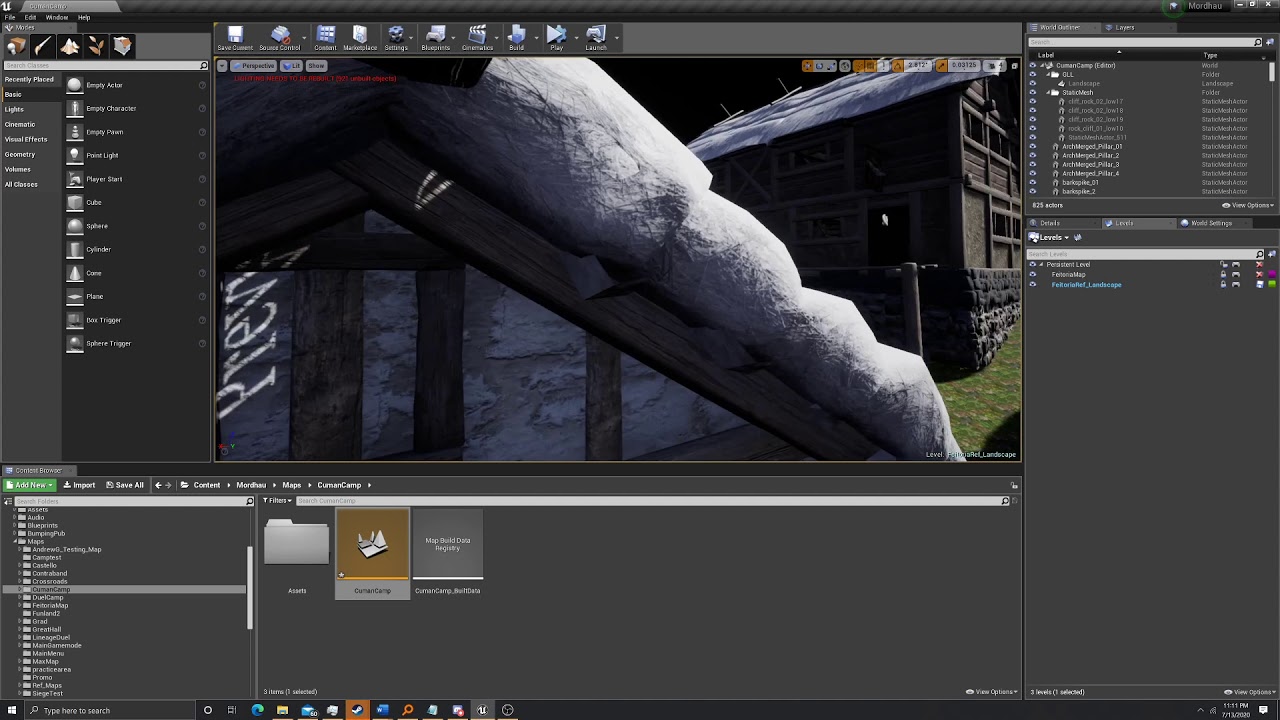 Mordhau Modding  - Tutorial 2 - Linking Levels, Cooking and Playtesting