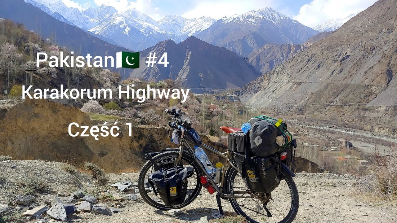 Zimowa Wyprawa Rowerowa 2023 - Pakistan 4 - Karakorum Highway , zablokowana droga przez osuwisko