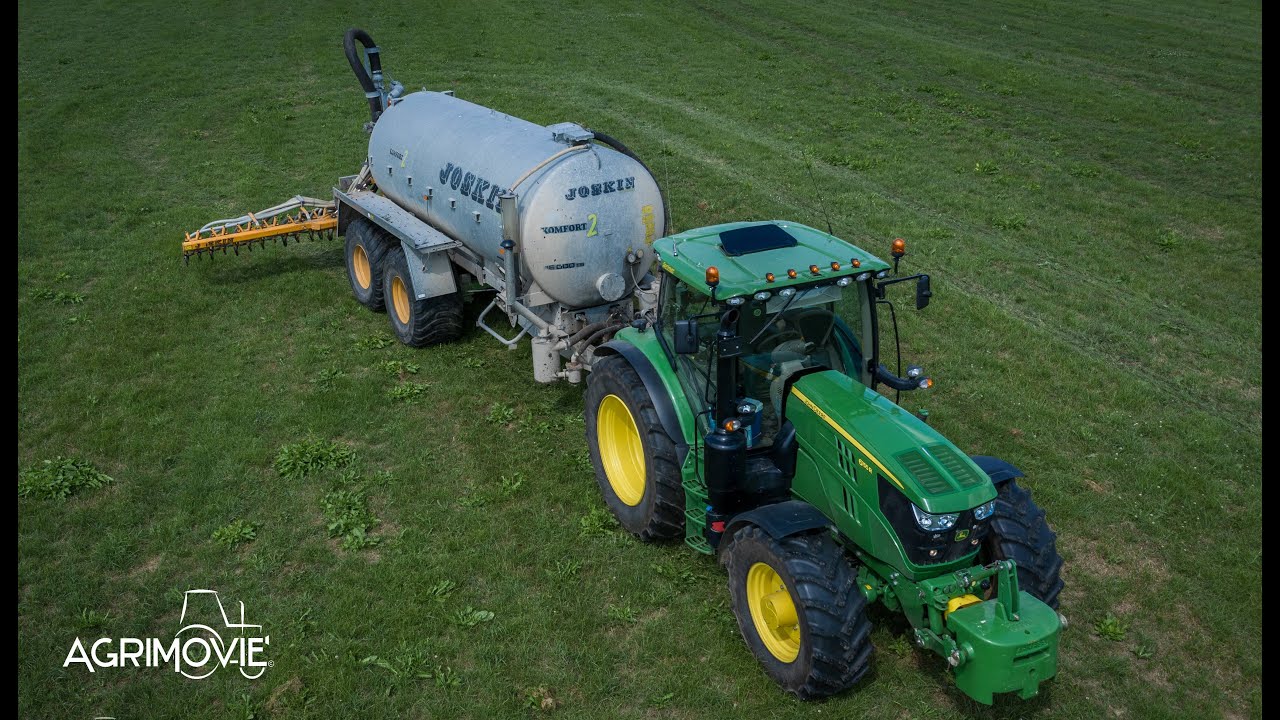 🚜🌱 Enfuisage à grande vitesse ! John Deere 6155R - Joskin Komfort