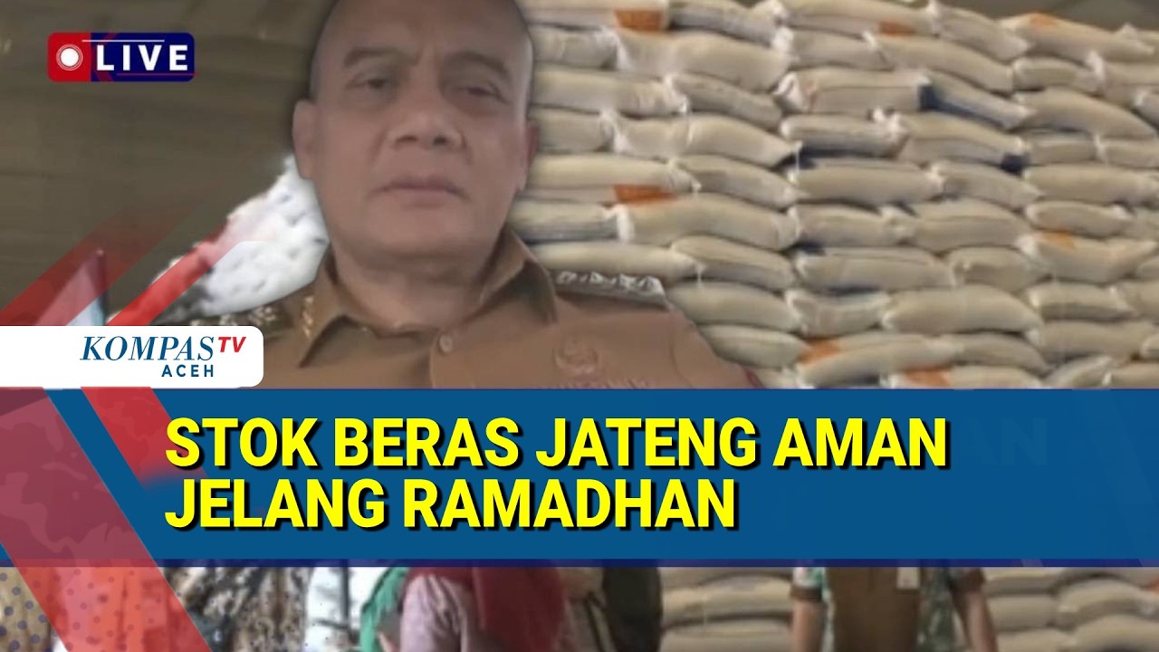 ULL Gubernur Jateng Ungkap Kesiapan Stok Beras, Bulog Lakukan Pemantauan