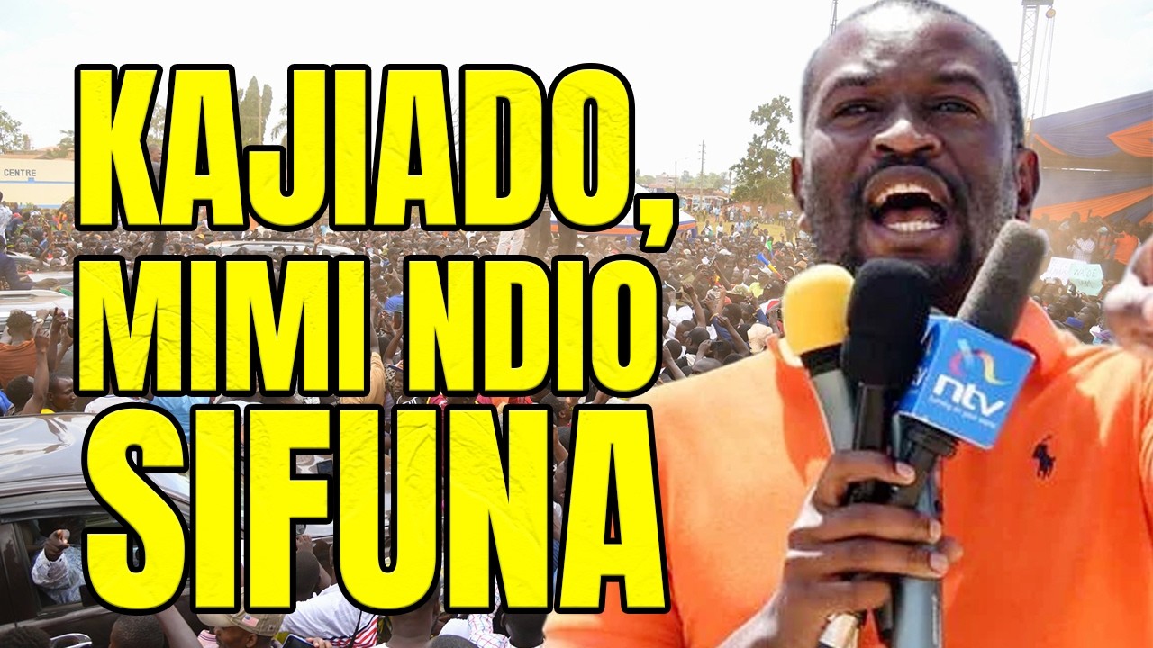 EDWIN SIFUNA SONG: Sisi Ndio Sifuna - Kitengela, Kajiado