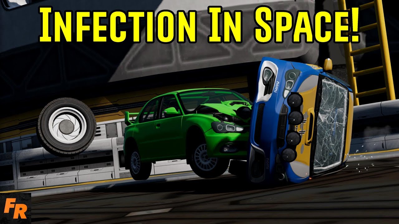 Using Mario Arenas For The Infection Game Mode On BeamNG Drive!
