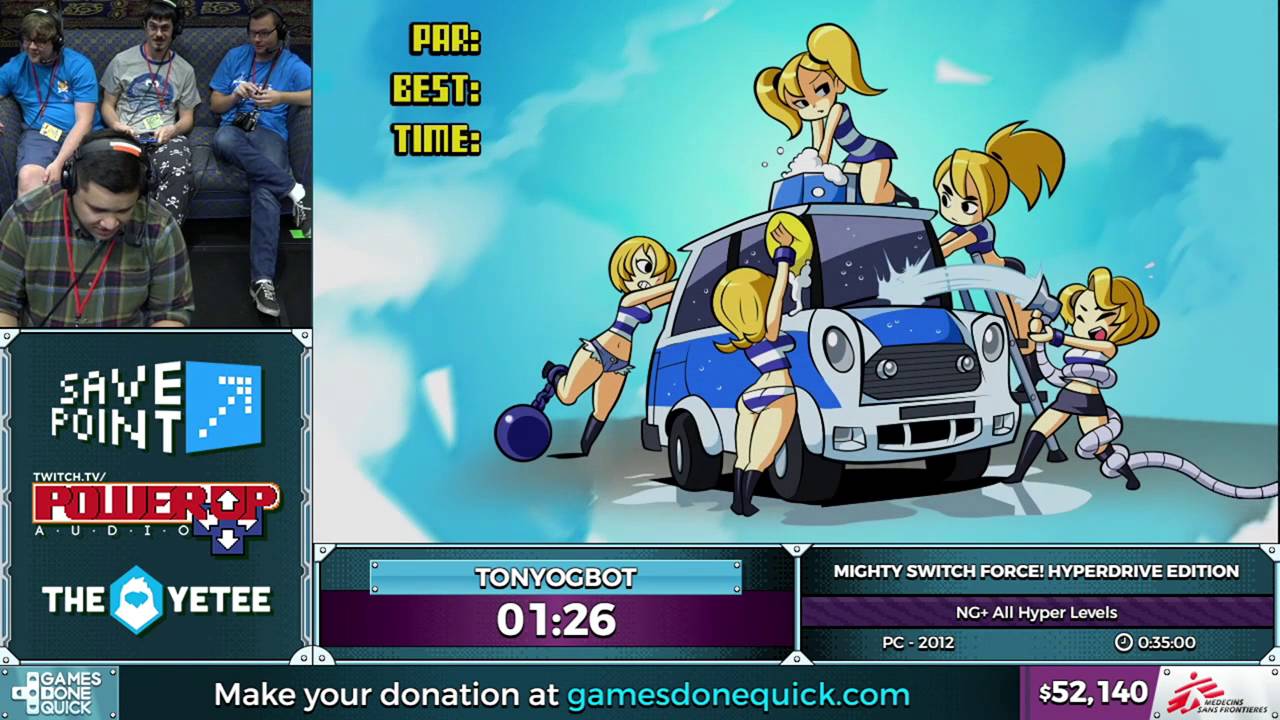 Mighty Switch Force! HyperDrive Edition by TonyOgbot in 0:29:59 - SGDQ2016 - Part 6