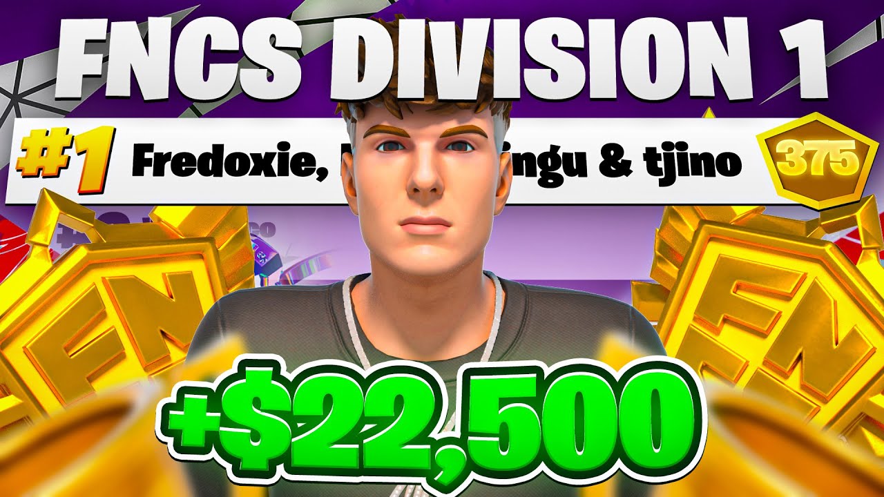 1ST PLACE FNCS DIV 1 FINALS 🏆 w/ Pablowingu & Tjino ($22,5K) | Fredoxie