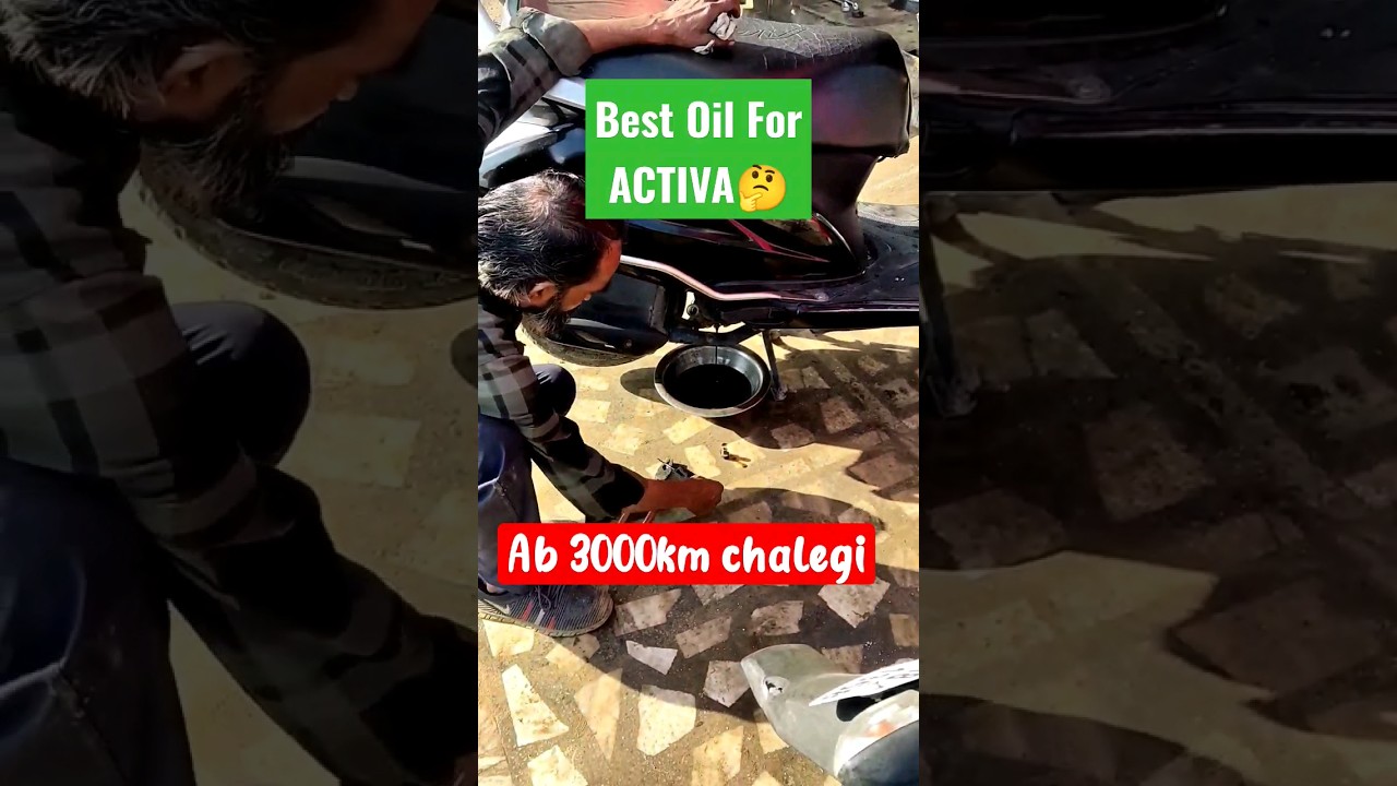 Best engine oil for All Two Wheelers #activa #shots #oil