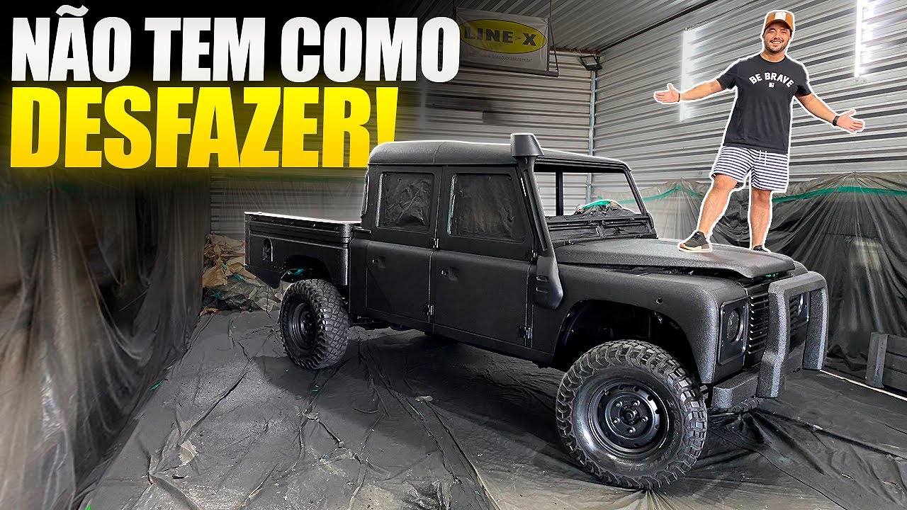 PINTAMOS A DEFENDER INTEIRA DE LINE-X!!