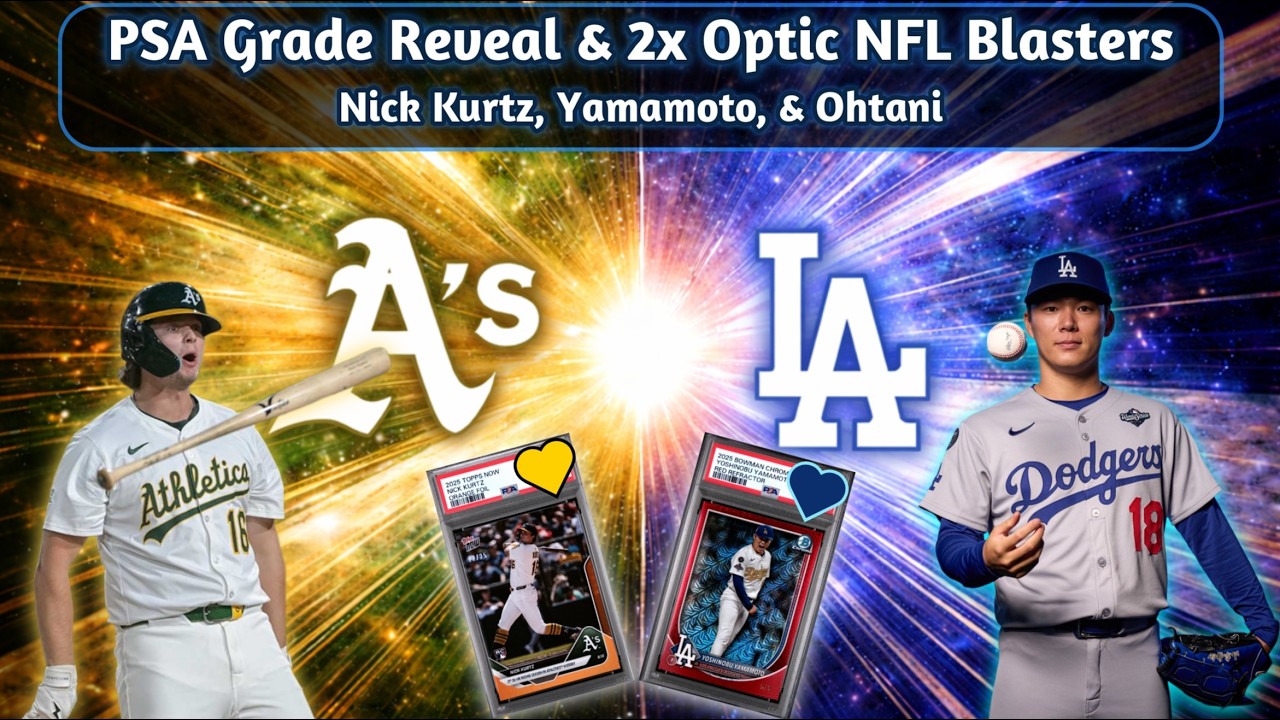PSA Grade Reveal + Optic Downtown Hunt! 2x Optic NFL Blasters + 🔥Some PSA Slabbed Eye Candy🔥