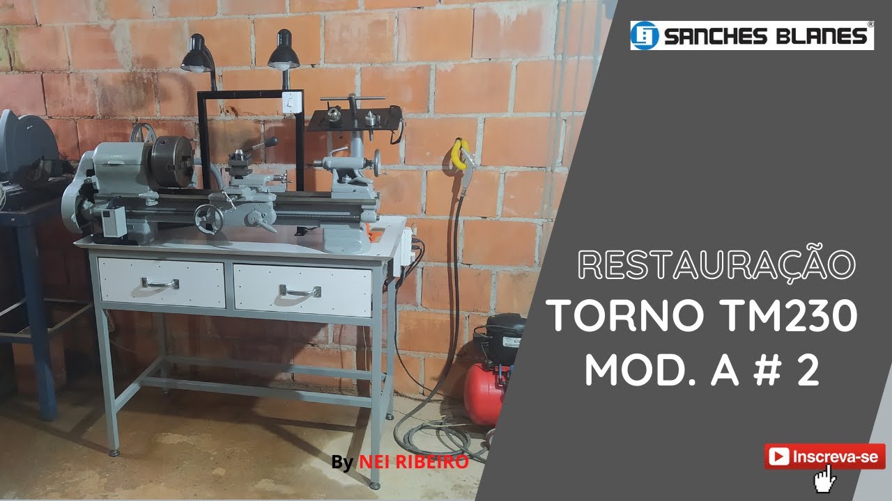 Meu torninho Sanches Blanes #2 - My Sanches Blanes lathe