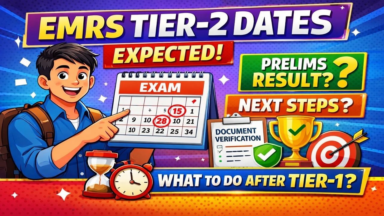 EMRS Tier 2 Exam date (Expected)