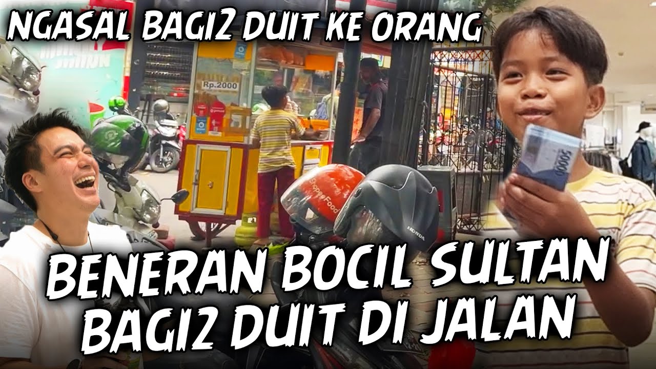 GARA2 BAGI DUIT BANYAK KE ORANG2.. BOCAH SD DIINTROGASI RAME2.. DIKIRA PALSU !!