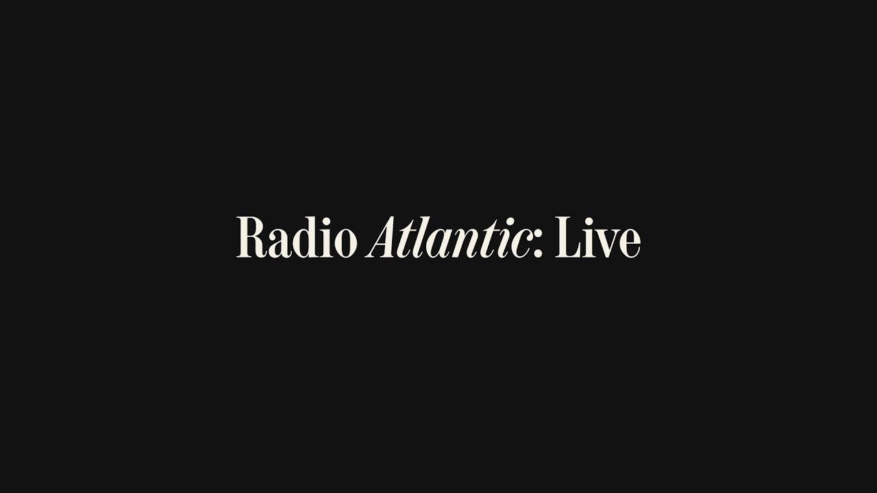 Hanna Rosin With Tom Nichols Live on Radio Atlantic | The Atlantic Festival 2024