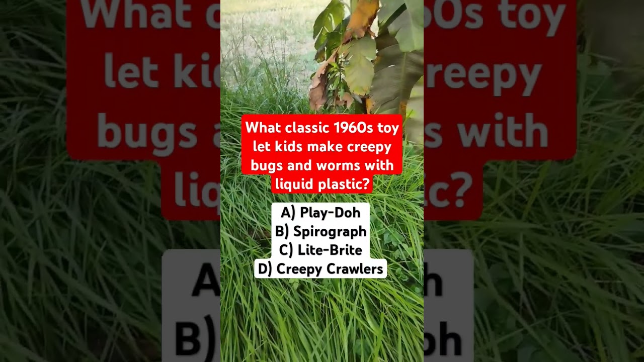 What classic 1960s toy let kids make creepy bugs and worms with liquid plastic?
