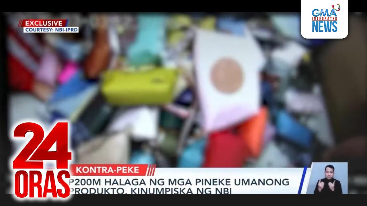 P200-M halaga ng mga pineke umanong produkto, kinumpiska ng NBI | 24 Oras