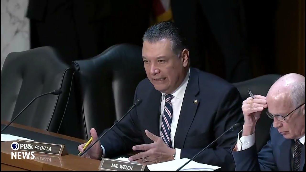 WATCH: Sen. Padilla questions Patel in confirmation hearing