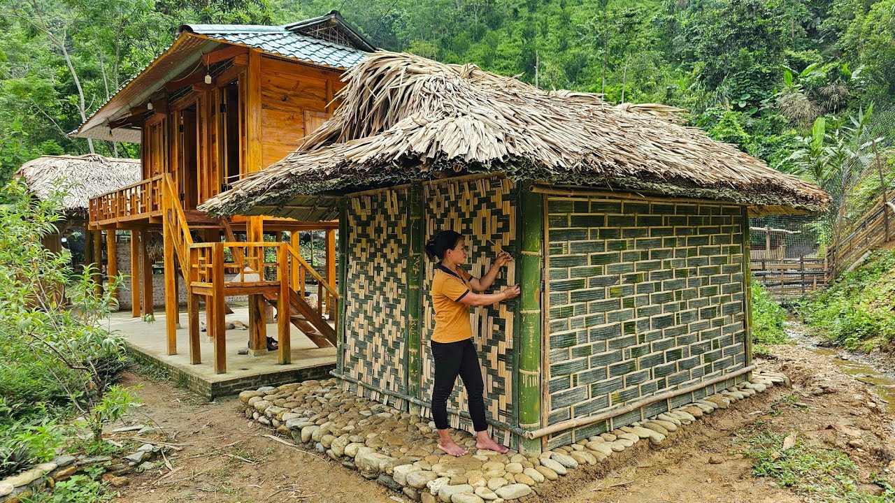 FULL VIDEO: 250 Days of Completing Bamboo House, Harvest Agricultural Products to Sell at the Market
