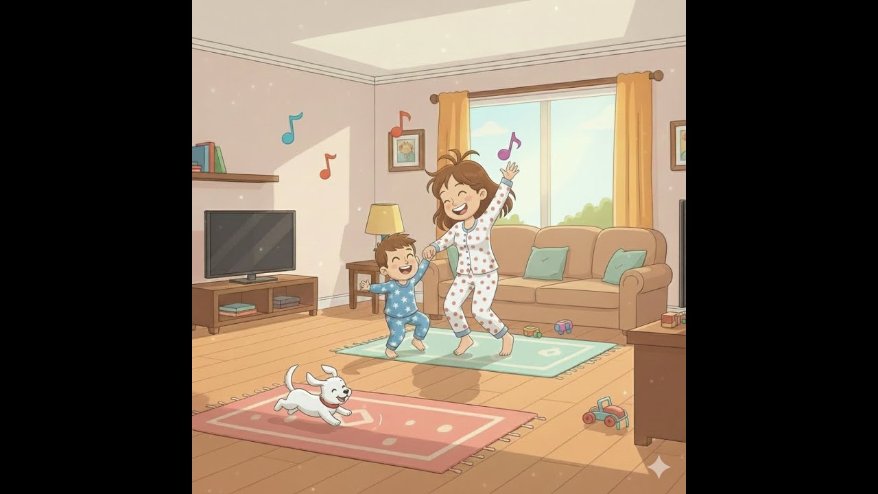 [PT] 02 - Mamãe dançando de PIJAMA- REMIX Funk MUSICA INFANTIL