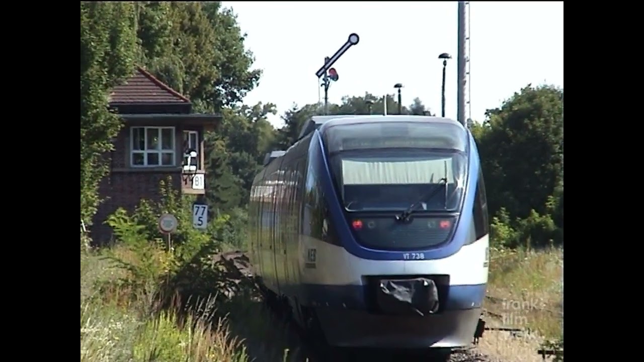Niederbarnimer Eisenbahn (NEB) in Templin, Juli 2018