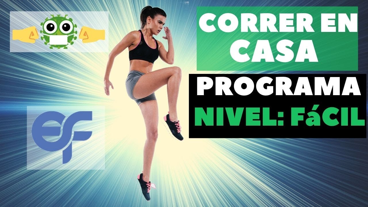RUTINA de carrera en CASA: Nivel facil