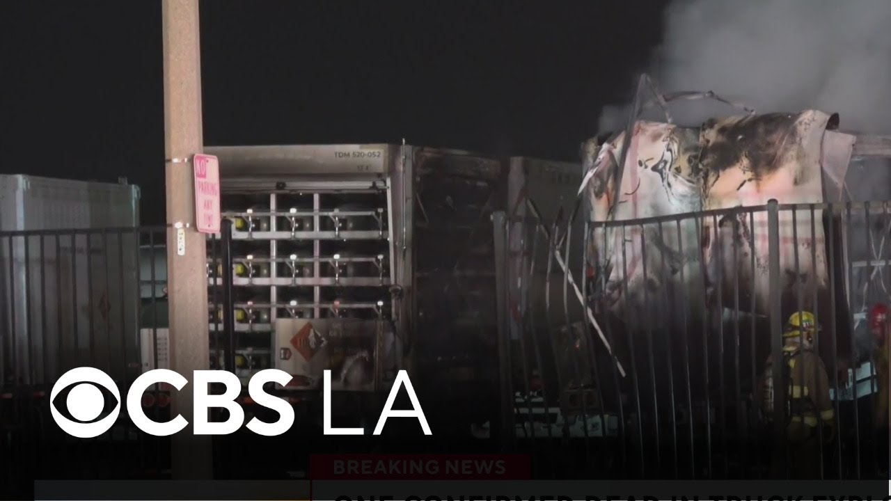 Colton truck explosion leaves 1 dead