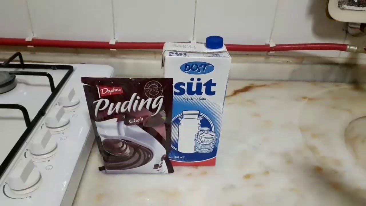 Hazır Puding yapımı
