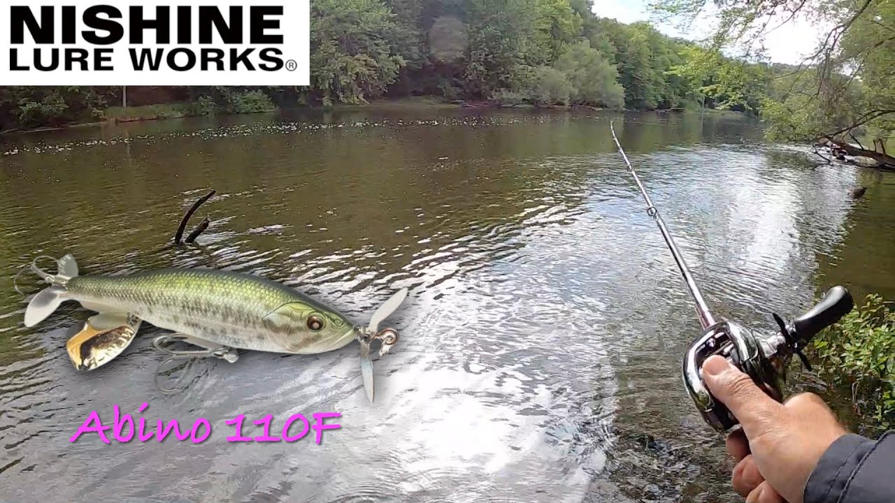 Enjoyable river smallie fishing using Nishine Lure Works' Abino 110F and Paiute 85.