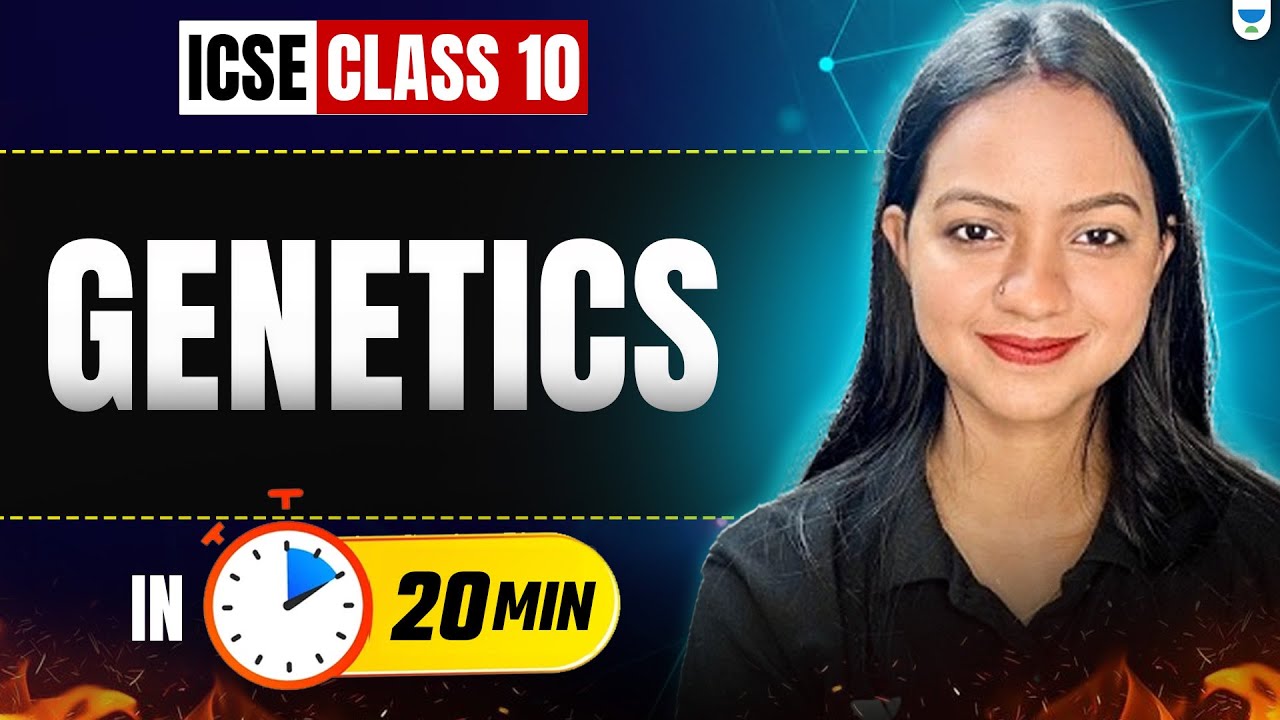 Genetics Made Easy in 20 Minutes 💯 ICSE Class 10 Science(Biology) | Pallavi Ma'am