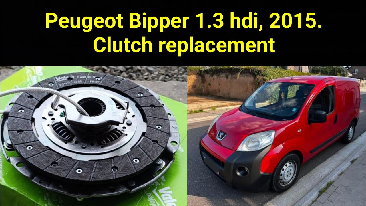 Peugeot Bipper 1.3 hdi, 2015. Clutch replacement. - Замена сцепления.